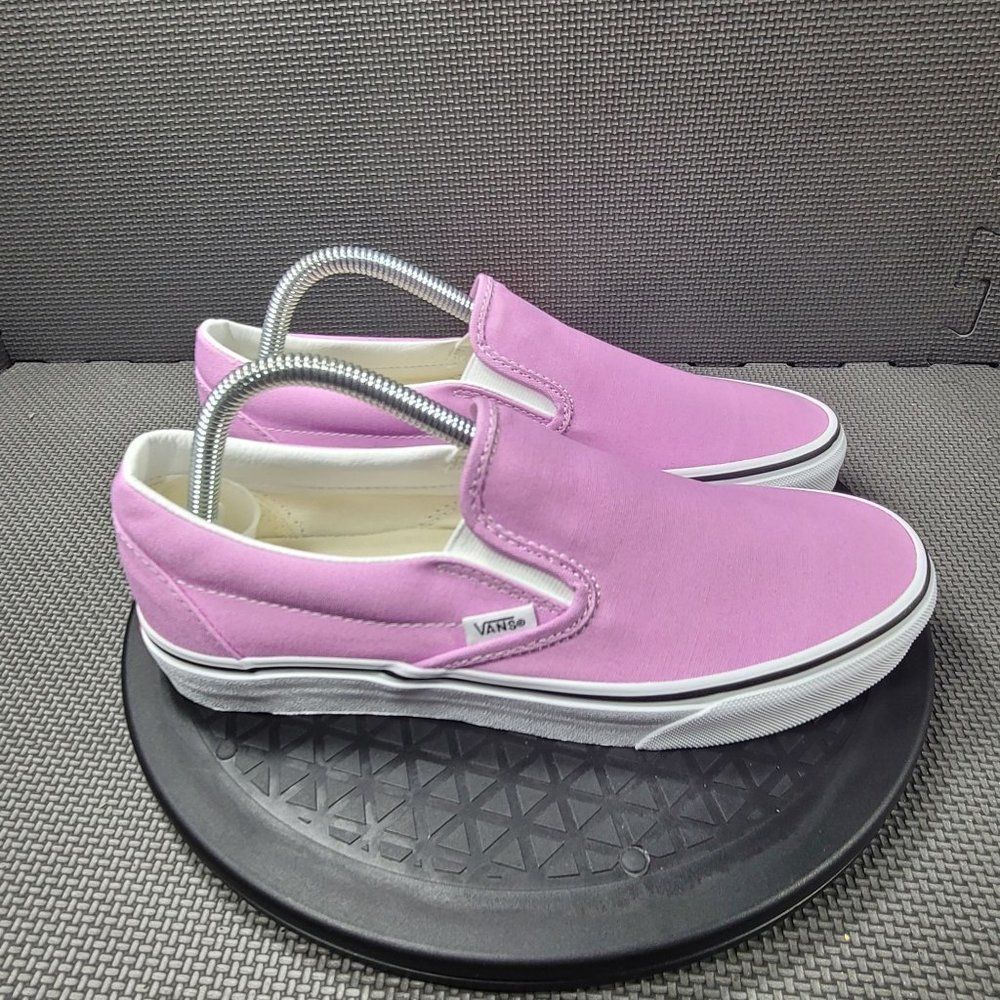 Womens Sz 9 Orchid Vans Classic Asher Slip On Shoes
